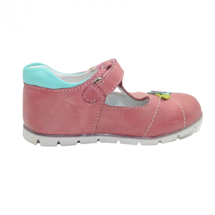 Pantofi ortopedici din piele pentru fete Small Foot SMFRZ-02, Multicolor [4]