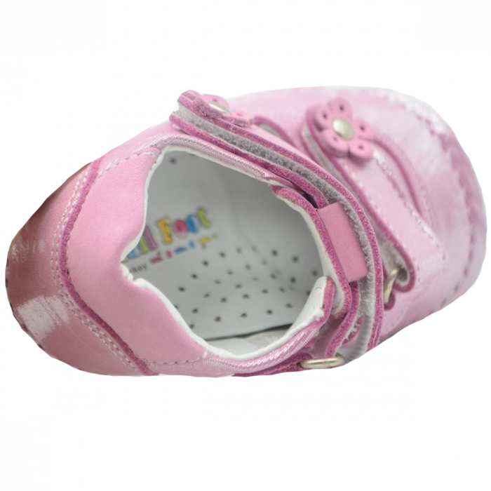 Pantofi ortopedici din piele pentru fete Small Foot SMFT9F-23, Roz [2]