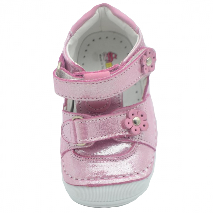 Pantofi ortopedici din piele pentru fete Small Foot SMFT9F-23, Roz [4]