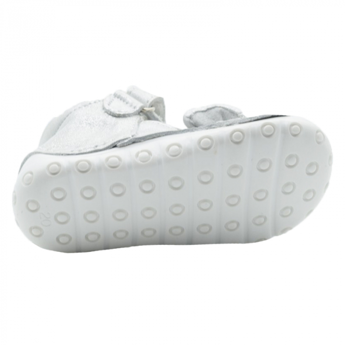 Pantofi ortopedici din piele pentru fete Small Foot SSMFF3-19, Argintiu [2]
