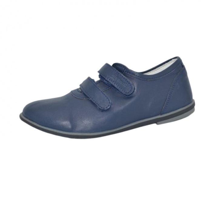 Pantofi ortopedici din piele pentru fete Small Foot SMFP13-B-30, Bleumarin [1]