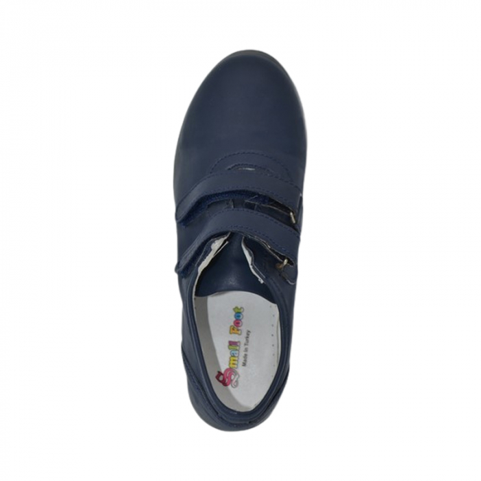 Pantofi ortopedici din piele pentru fete Small Foot SMFP13-B-30, Bleumarin [3]