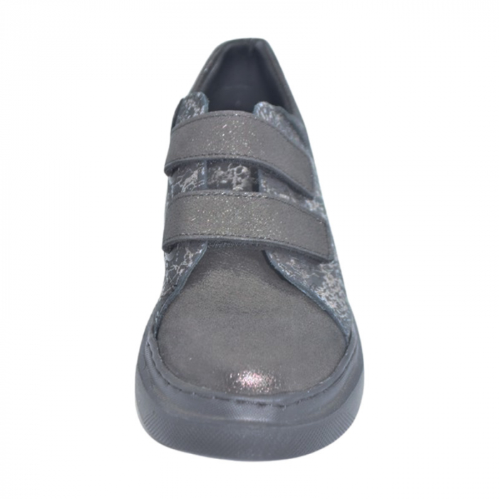 Pantofi ortopedici din piele, pentru fete Small Foot, V37N, Negru [2]