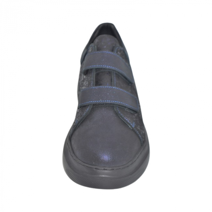Pantofi ortopedici din piele, pentru fete Small Foot, V43B, Bleumarin [2]