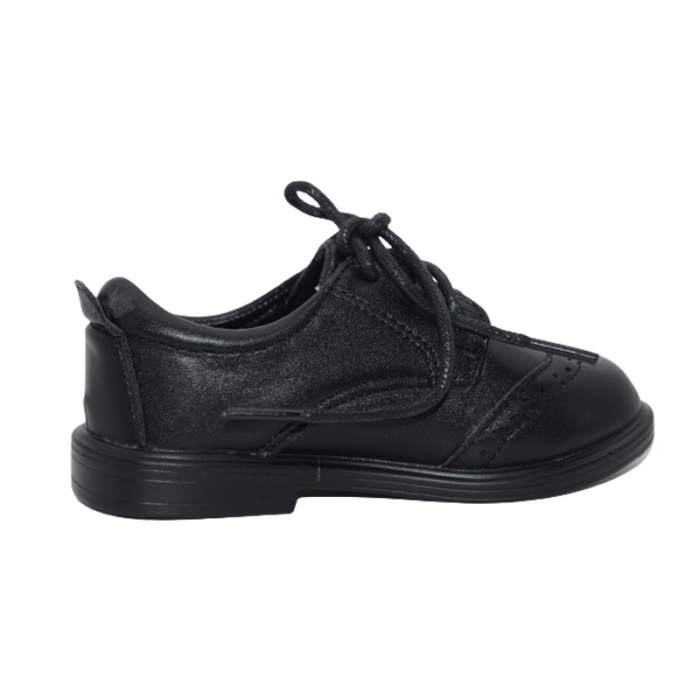 Pantofi ortopedici eleganti pentru baieti MRS S1522, Negru [3]