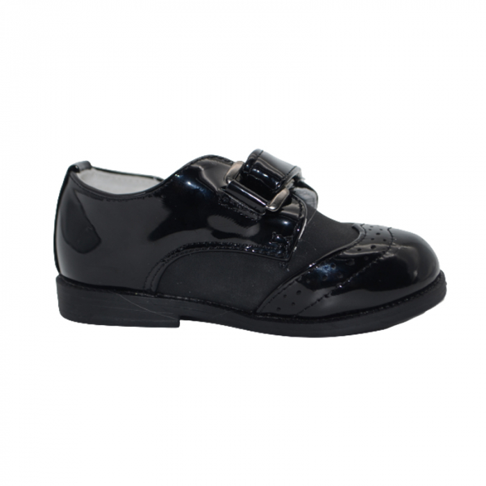 Pantofi ortopedici eleganti pentru baieti MRS S5, Negru [3]