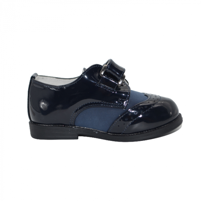 Pantofi ortopedici eleganti pentru baieti MRS S5-1, Bleumarin [3]