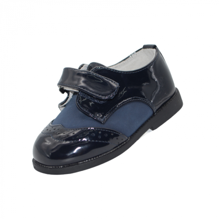 Pantofi ortopedici eleganti pentru baieti MRS S5-1, Bleumarin [1]