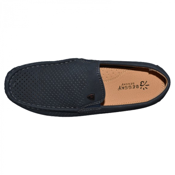 Mocasini ortopedici pentru baieti Bessky WF81465-2, Bleumarin [4]