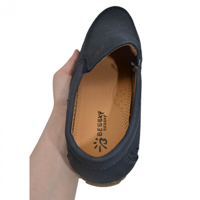 Pantofi ortopedici pentru baieti Bessky WF81461-2, Bleumarin [4]