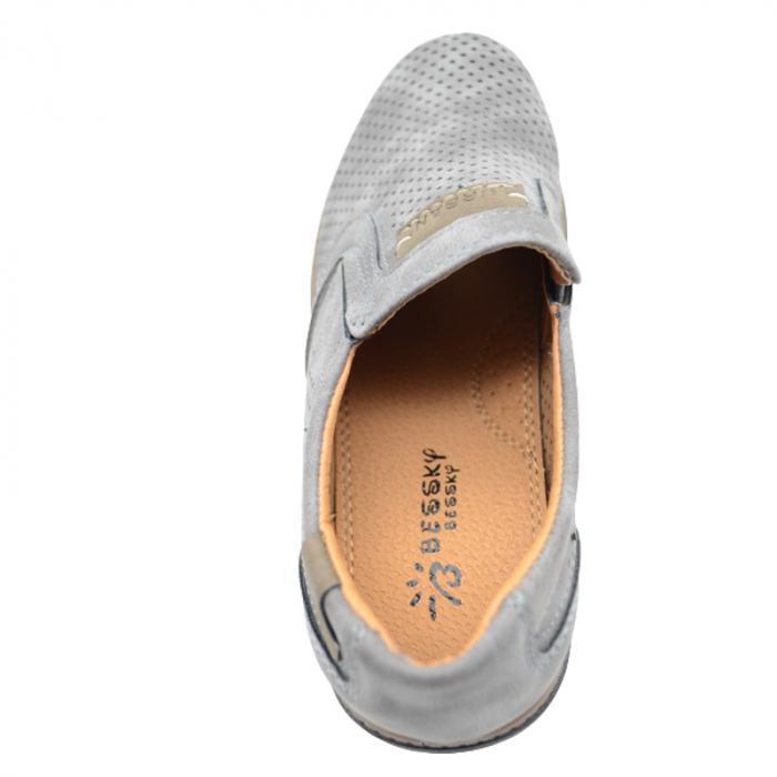 Pantofi ortopedici pentru baieti Bessky B8887B-4-29, Gri [2]