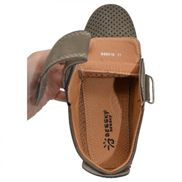Pantofi ortopedici pentru baieti Bessky B8891B-5, Maro [5]