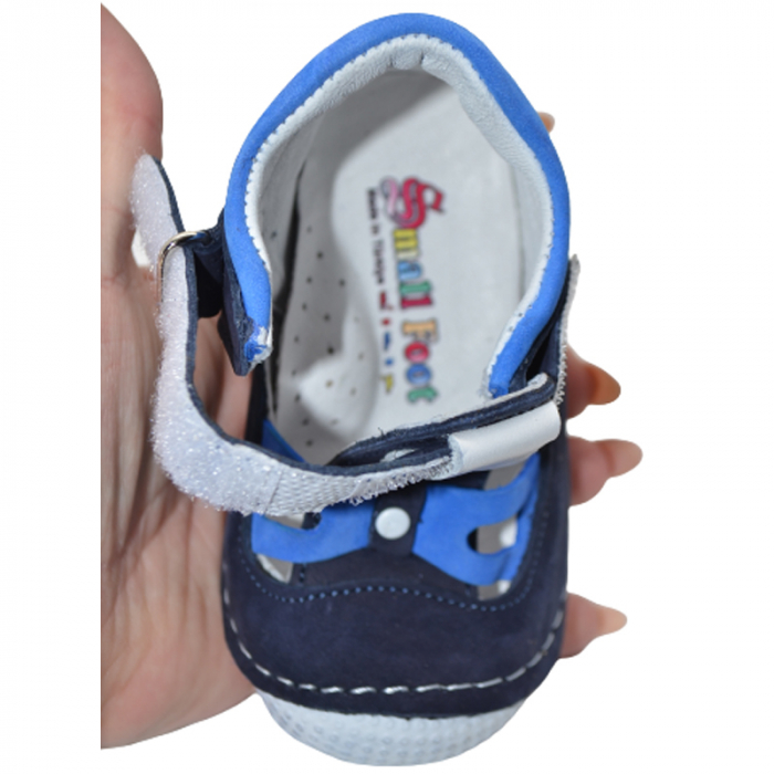 Pantofi ortopedici pentru baieti Small Foot SSMF2604B, Bleumarin [4]