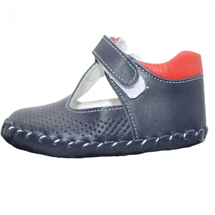Pantofi ortopedici pentru baieti Small Foot SSMF1701, Bleumarin [3]