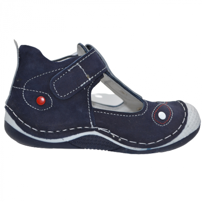Pantofi ortopedici pentru baieti Small Foot SSMF2604BL, Bleumarin [3]