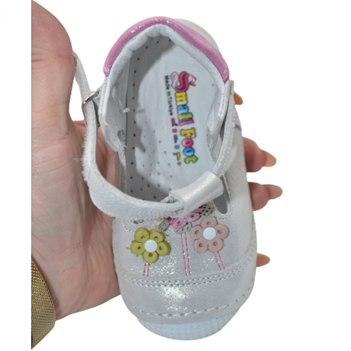 Pantofi ortopedici pentru fete Small Foot SSMF2604AR, Argintiu [5]