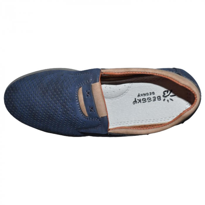 Pantofi ortopedici pentru baieti Bessky B8021-1, Bleumarin [4]