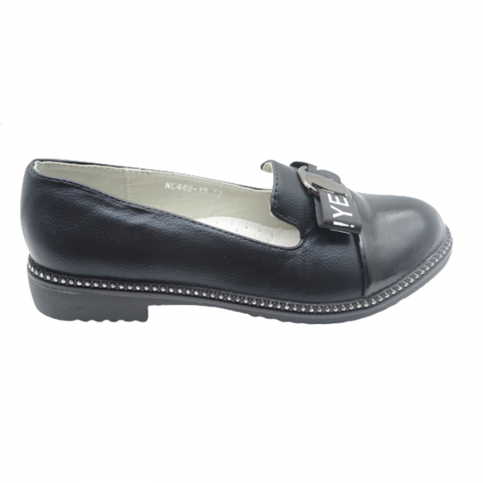 Pantofi ortopedici pentru fete Bessky NC449-1B, Negru [4]