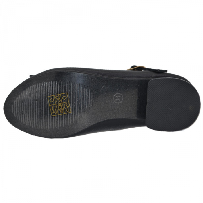Pantofi cu toc pentru fete MRS M722, Negru [4]