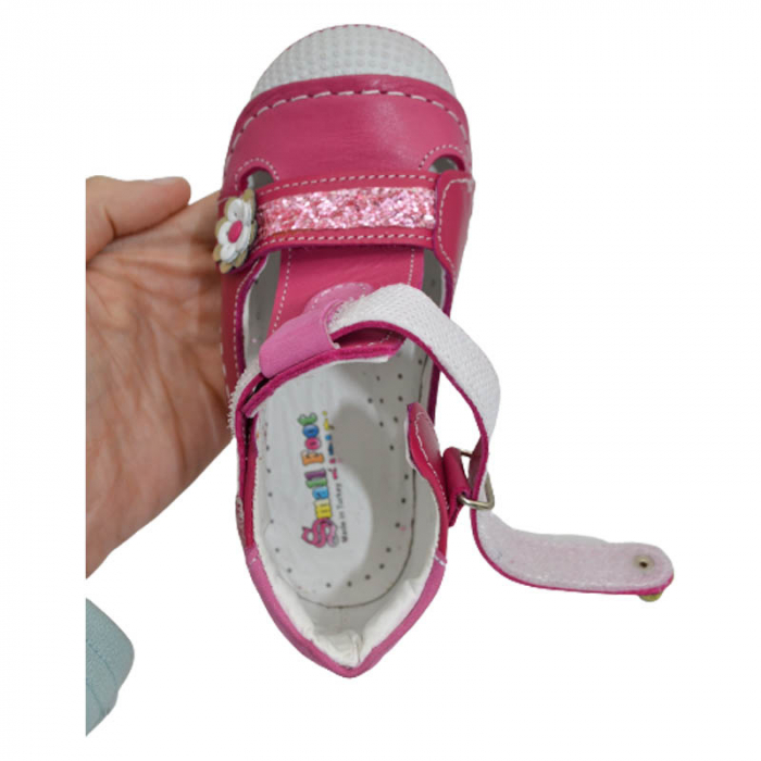 Pantofi ortopedici pentru fete Small Foot SSMF20523, Fucsia [4]