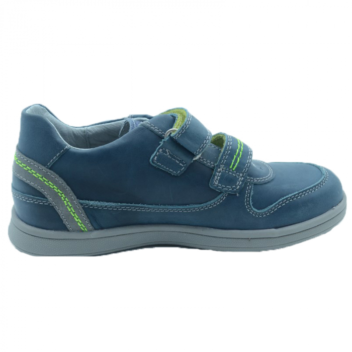 Pantofi ortopedici din piele baieti DDStep DA06-1-647A-33, Albastru [6]