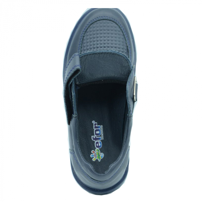 Pantofi ortopedici din piele baieti Efor EFRB11-31, Bleumarin [4]