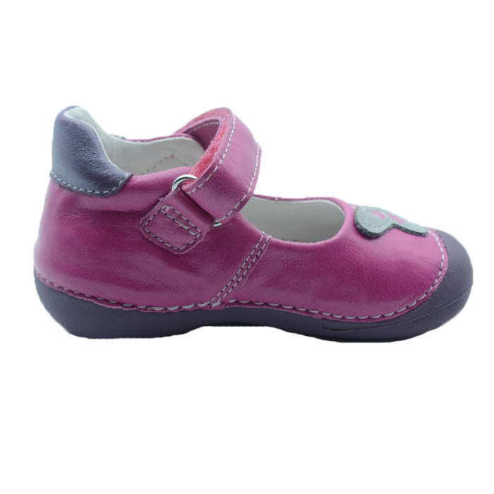 Pantofi ortopedici din piele fete DDStep 015-138A-20, Roz [5]