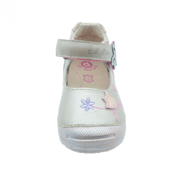 Pantofi ortopedici din piele fete DDStep 038-256-21, Crem [3]