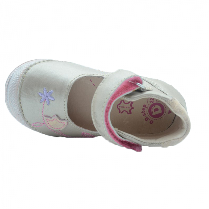 Pantofi ortopedici din piele fete DDStep 038-256-21, Crem [5]