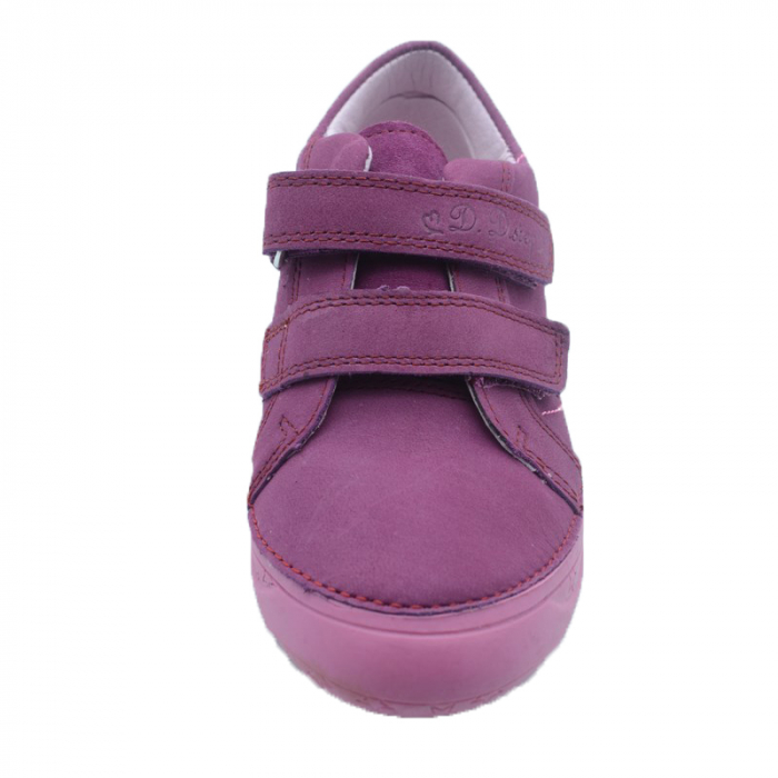Pantofi ortopedici din piele pentru fete DDStep 046-607BL-31, Mov [6]