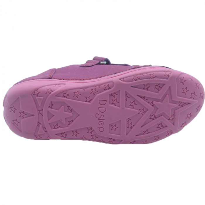 Pantofi ortopedici din piele pentru fete DDStep 046-607BL-31, Mov [4]