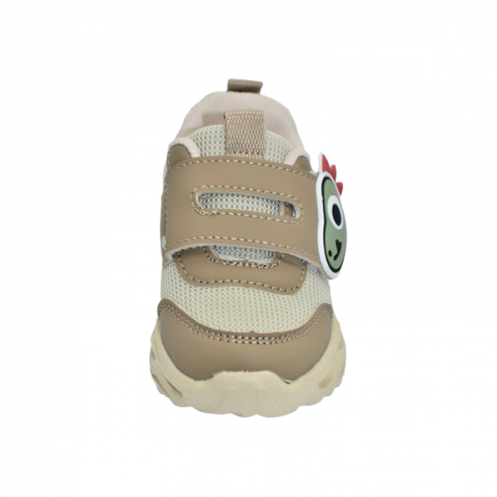Pantofi ortopedici sport, cu leduri, pentru baieti, Tom Miki T-11478-D, Crem [2]