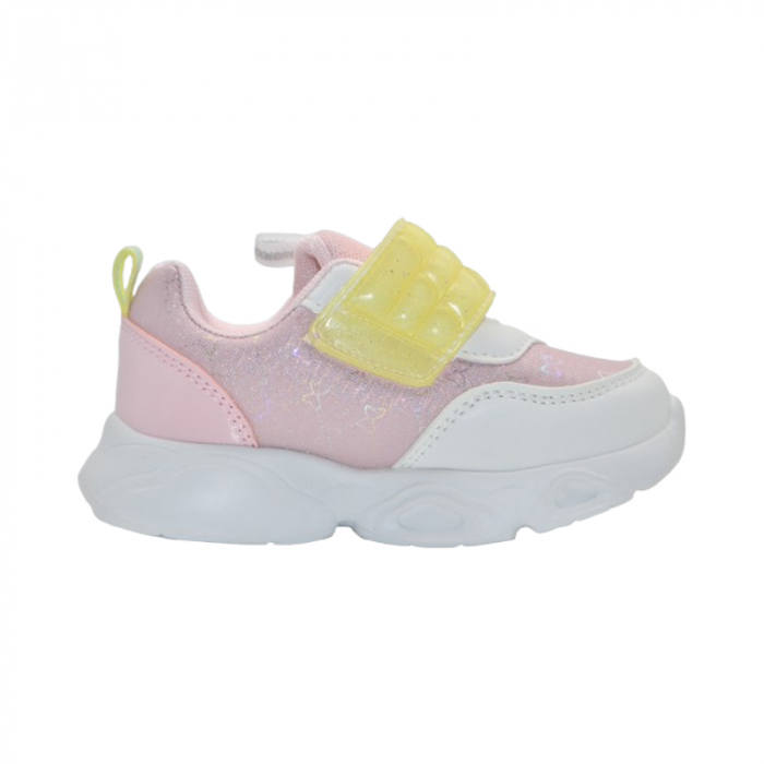 Pantofi ortopedici sport, cu leduri, pentru fete, Tom Miki T-11083-B, Roz [2]