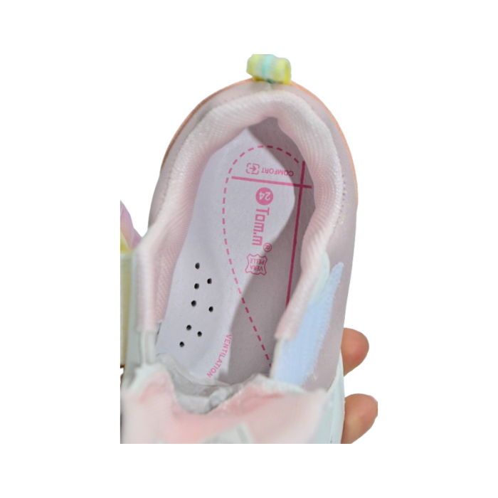 Pantofi ortopedici sport, cu leduri, pentru fete, Tom Miki T-11083-B, Roz [4]