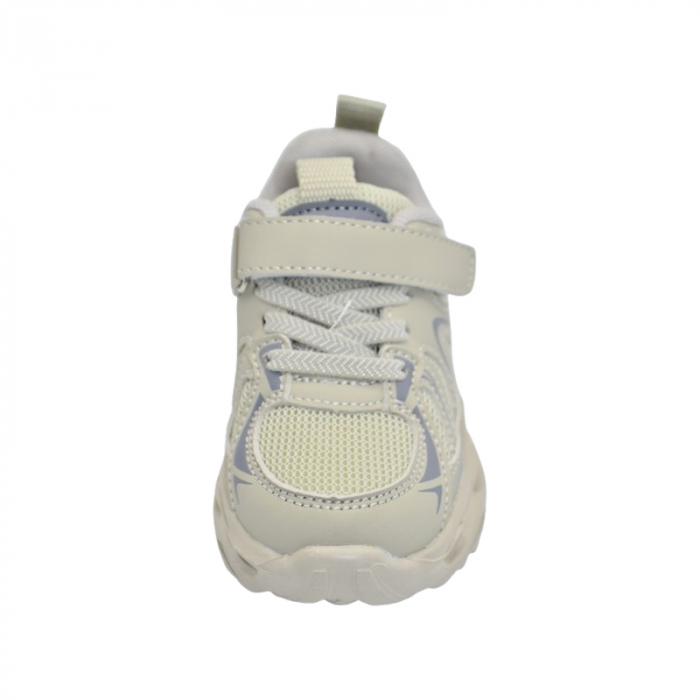 Pantofi ortopedici sport, cu leduri, pentru fete, Tom Miki T-11480-M, Crem [3]
