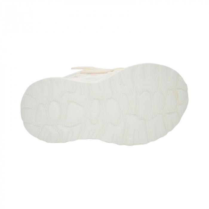 Pantofi ortopedici sport, cu leduri, pentru fete, Tom Miki T-11481-A, Crem [5]