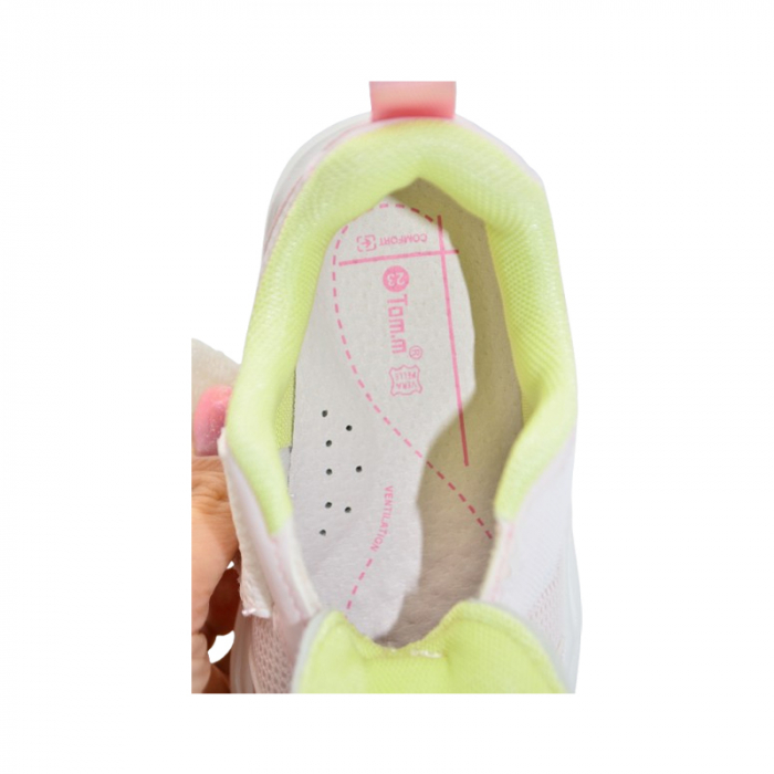 Pantofi ortopedici sport, cu leduri, pentru fete, Tom Miki T-11482-B, Roz [4]