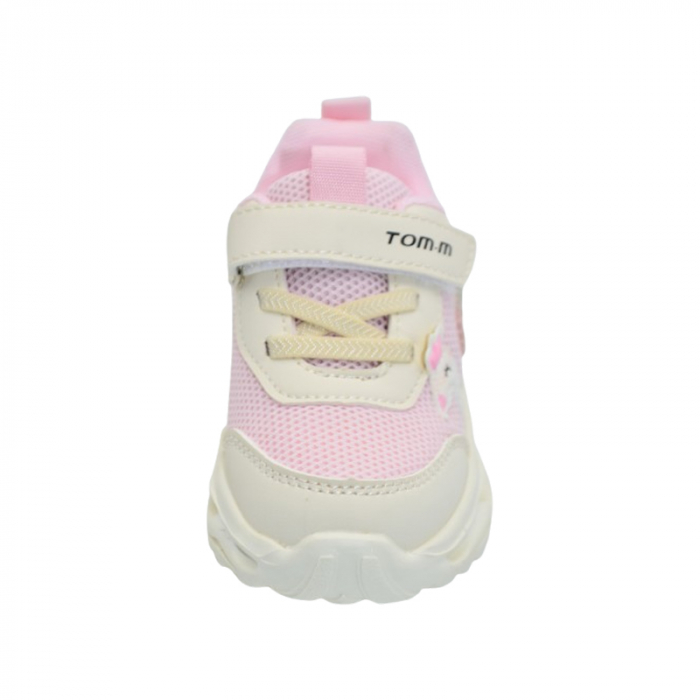 Pantofi ortopedici sport, cu leduri, pentru fete, Tom Miki T-11483-A, Crem [2]