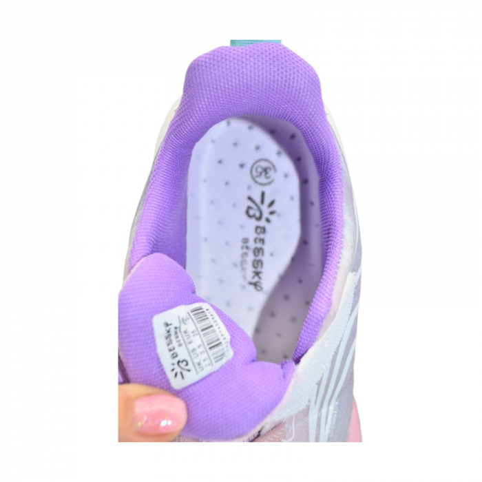Pantofi ortopedici sport pentru fete, Bessky BY3464-3C, Mov [4]