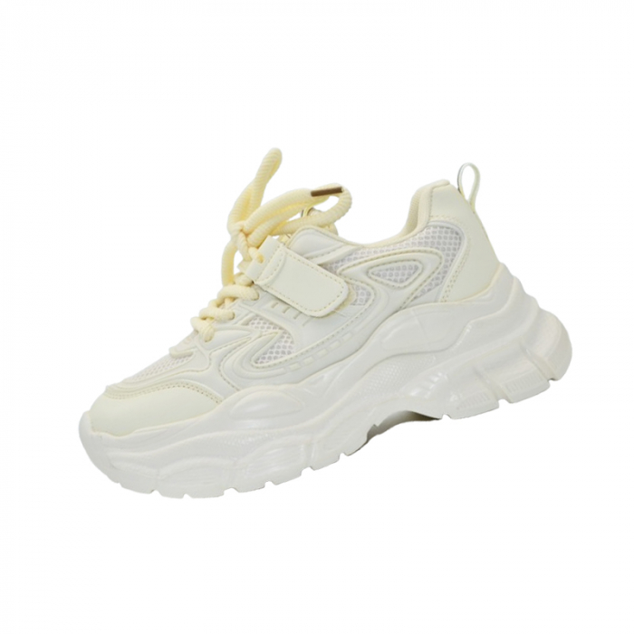 Pantofi ortopedici sport pentru fete, Bessky BY3664-3C, Crem [1]