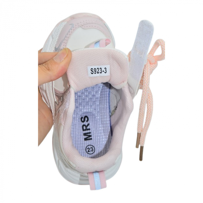 Pantofi sport, pentru fete, MRS S923-3A, Alb [4]