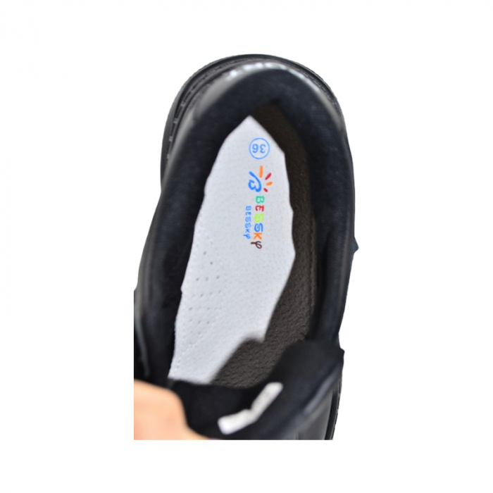Pantofi ortopedici pentru baieti, Bessky BD3489-1C, Negru [5]