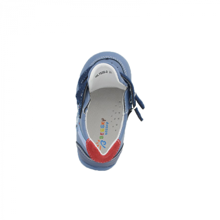 Pantofi pentru baieti Bessky WL7535-2, Albastru [2]