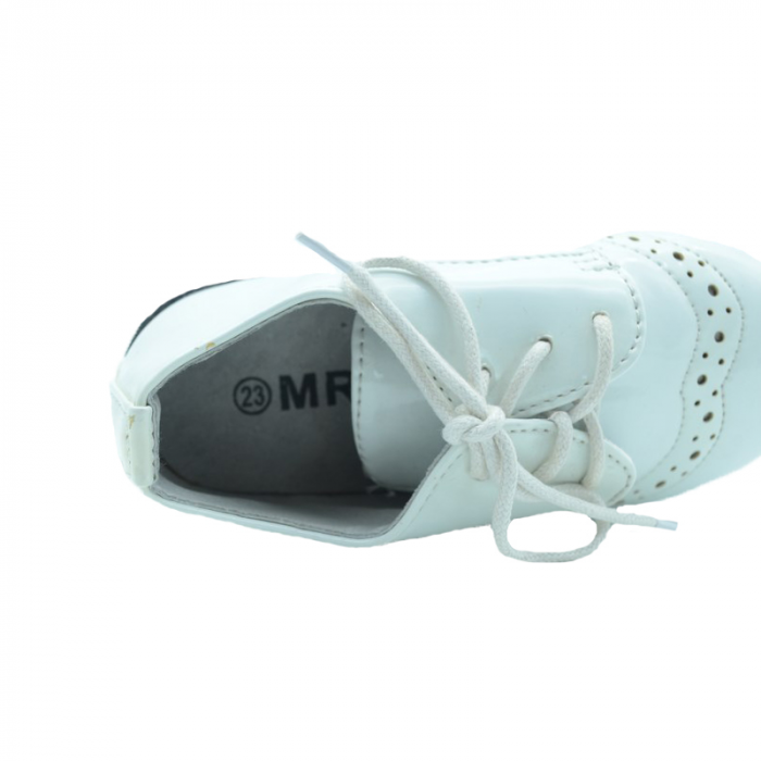 Pantofi pentru baieti MRS S10A-18, Alb [4]