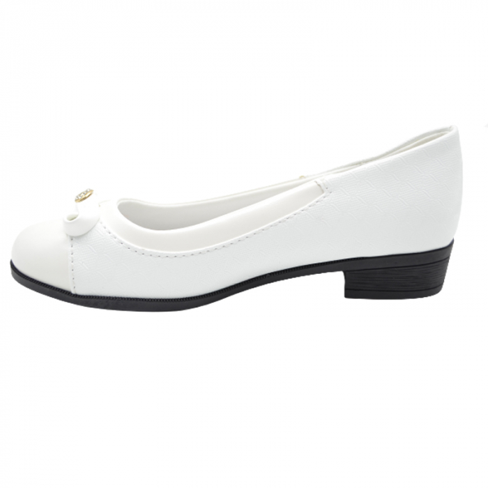 Pantofi pentru fete BIKI C-T36-37-B, Alb [4]