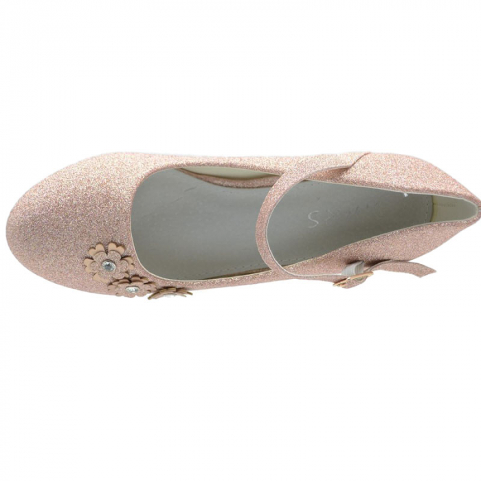 Pantofi cu toc pentru fete MRS M1508-A-31, Roz [3]