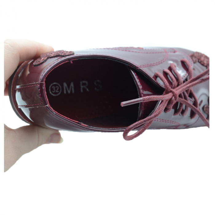 Pantofi pentru fete MRS M2006V-31, Bordo [4]