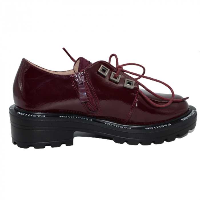 Pantofi pentru fete MRS M98-8V, Visiniu [3]