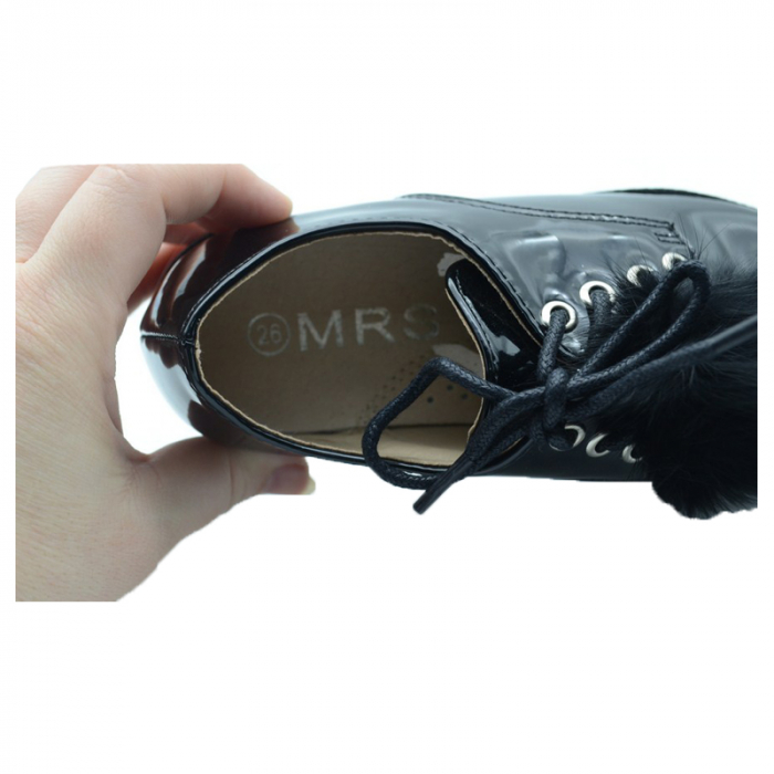 Pantofi pentru fete MRS R1626N-28, Negru [4]