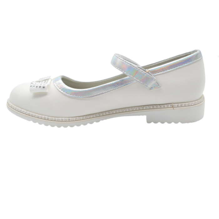 Pantofi pentru fete Bessky NC448-5B, Alb [5]